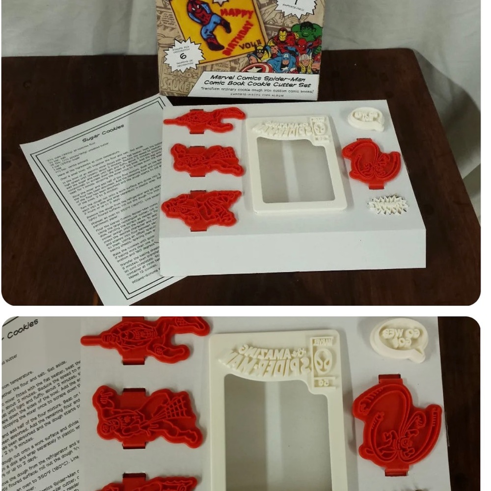 Marvel Spider-Man cookie cutter set